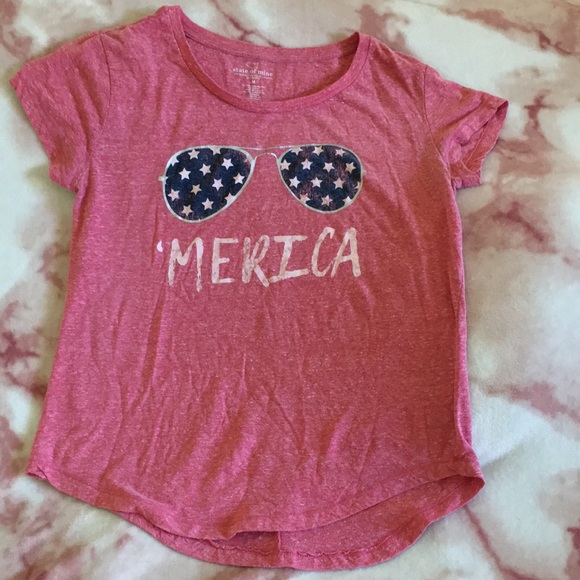 State of Mind Tops - Merica Red Patriotic Tshirt size Medium Resale